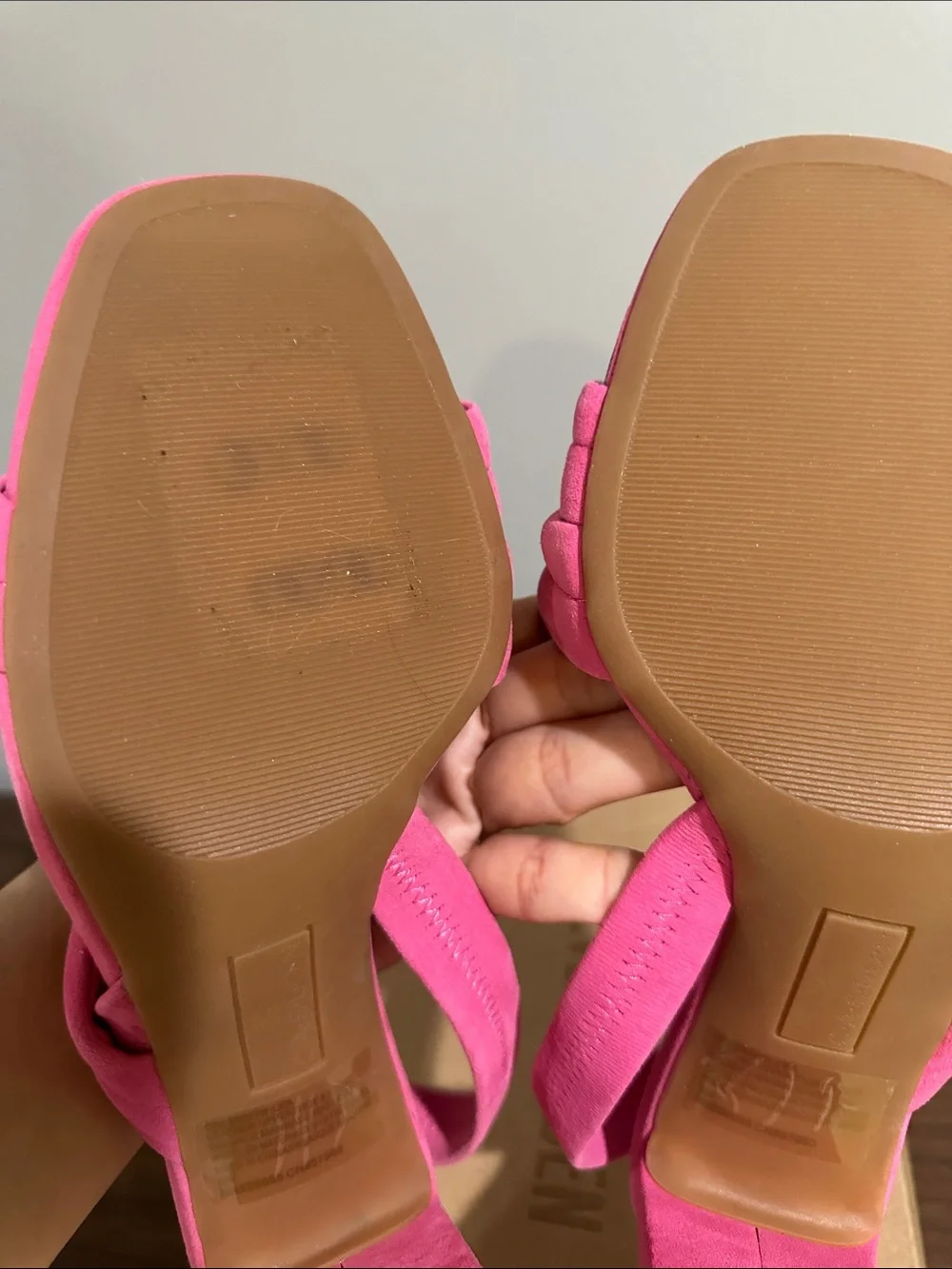 Steve Madden Vibrant Pink Slingback Heeled Sandals